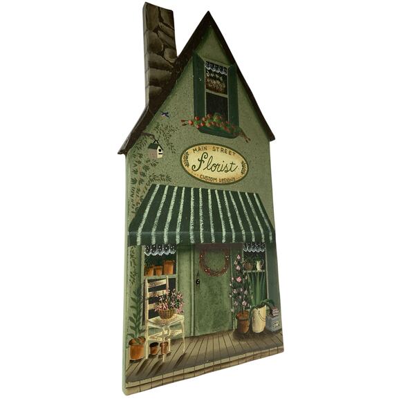 Hand painted Cottagecore Country Style House Wall Hanging farmhouse Decor 16" - Picture 4 of 6